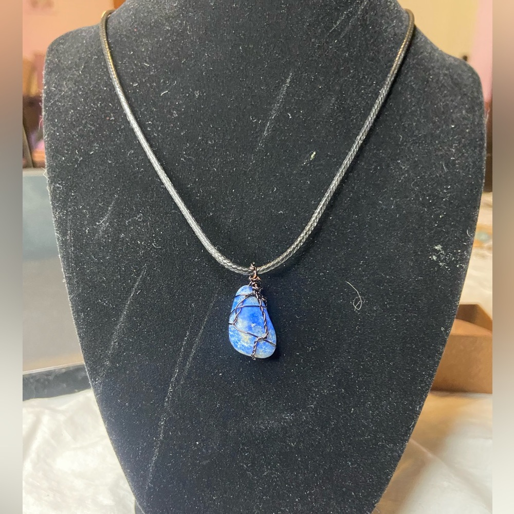 Beautiful Custom Lapis Lazuli Necklace “Earth”